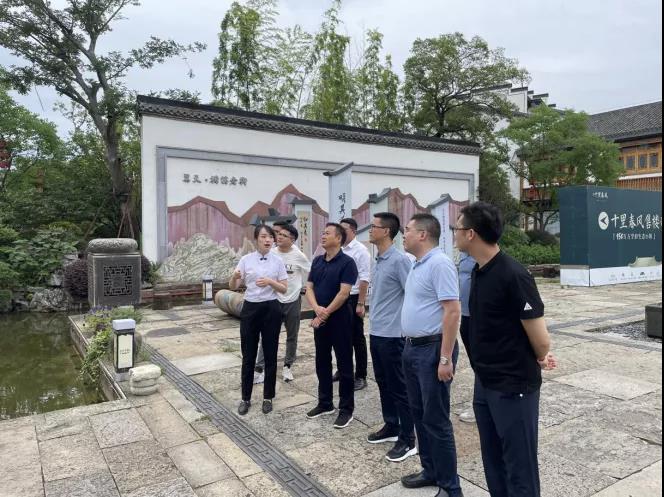 洪余和一行到上饒?zhí)依羁ろ?xiàng)目調(diào)研